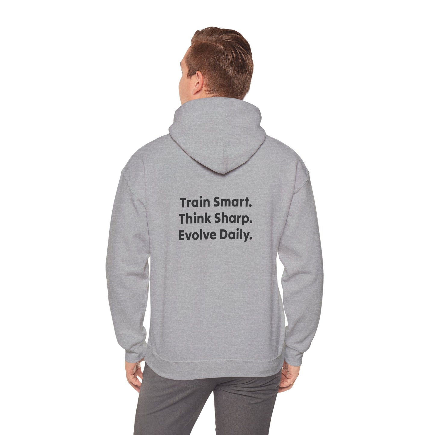 Strategist Fitness Motivational Hoodie for Workouts, Gym Sweatshirt, Casual Unisex Pullover, Evolve Daily Gear, Gift for Athletes