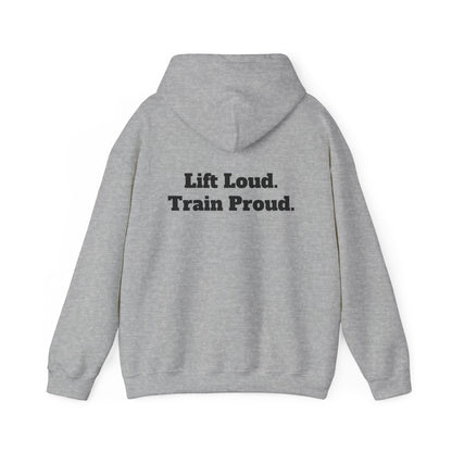 Challenger Hoodie – Unisex Fitness Motivation Sweatshirt for Strength Training, Gym Wear & Athlete Gifts