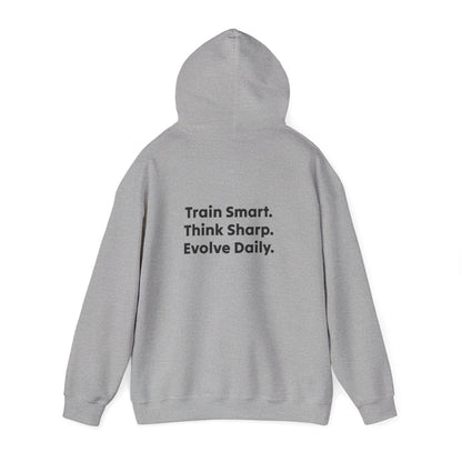 Strategist Fitness Motivational Hoodie for Workouts, Gym Sweatshirt, Casual Unisex Pullover, Evolve Daily Gear, Gift for Athletes