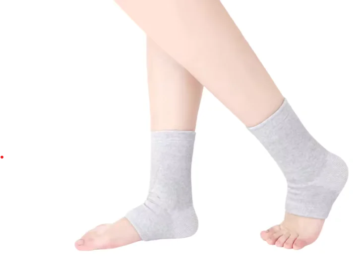 Warm Toeless Pilates Socks – Bamboo Compression Ankle Support for Yoga, Barre & Recovery