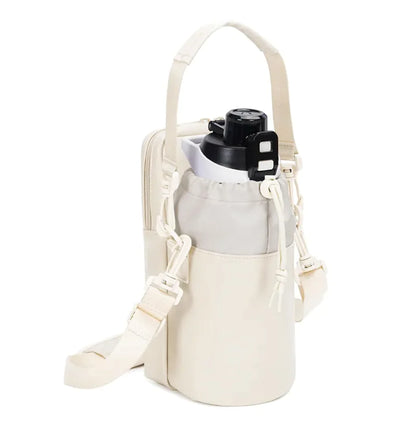 Insulated Hiking Bottle Holder – Hands-Free Thermal Carrier for Outdoor Adventures & Travel