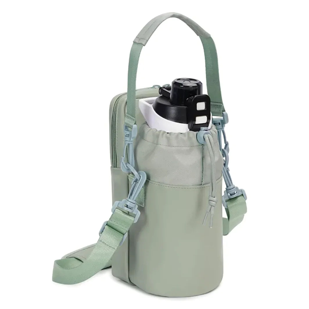 Insulated Hiking Bottle Holder – Hands-Free Thermal Carrier for Outdoor Adventures & Travel
