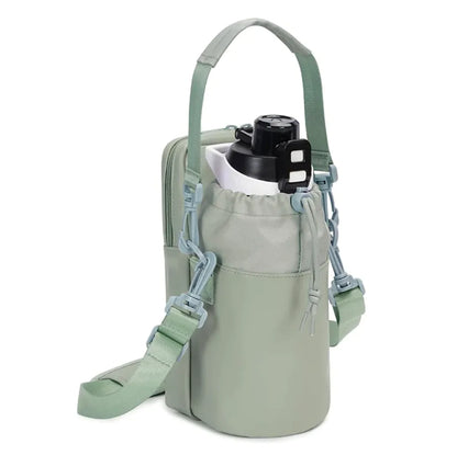 Insulated Hiking Bottle Holder – Hands-Free Thermal Carrier for Outdoor Adventures & Travel