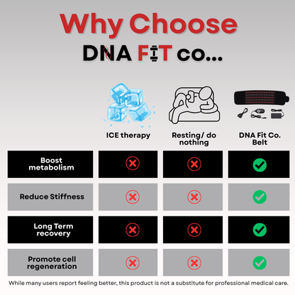 DNA FIT Red Light Therapy Belt