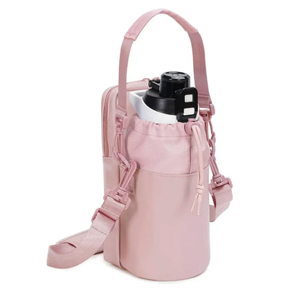 Insulated Hiking Bottle Holder – Hands-Free Thermal Carrier for Outdoor Adventures & Travel
