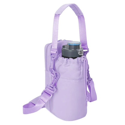 Insulated Hiking Bottle Holder – Hands-Free Thermal Carrier for Outdoor Adventures & Travel